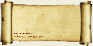 Lidija Aljančić vizit kartica